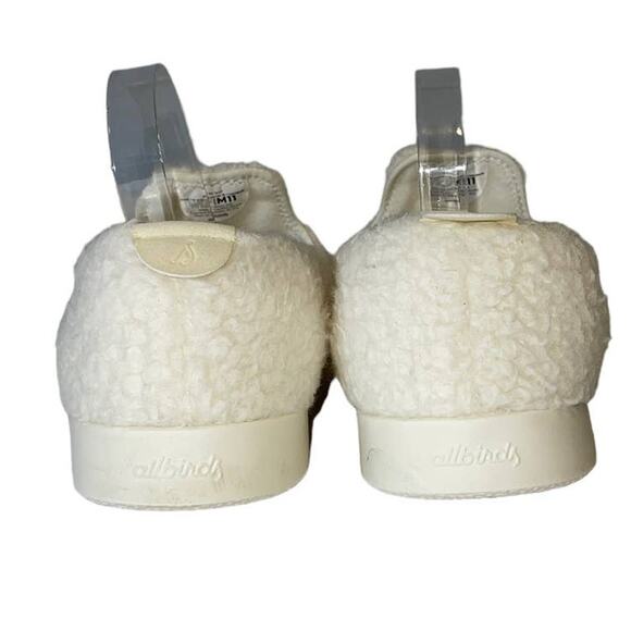Allbirds Mens Creamy White Shearling Wool Loungers Slip On Sneakers Size 11 - Picture 7 of 9